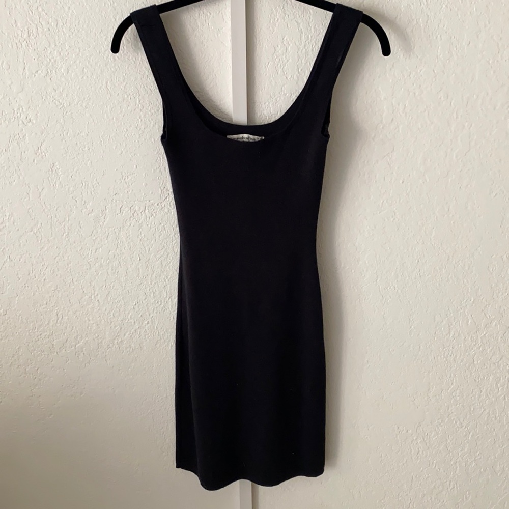 Abercrombie & Fitch 90s Ribbed Mini Sweater Dress